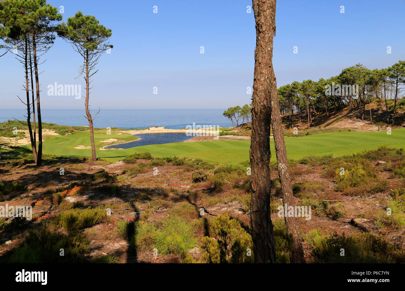 West Cliffs golf course, Obidos, Portugal Stock Photo