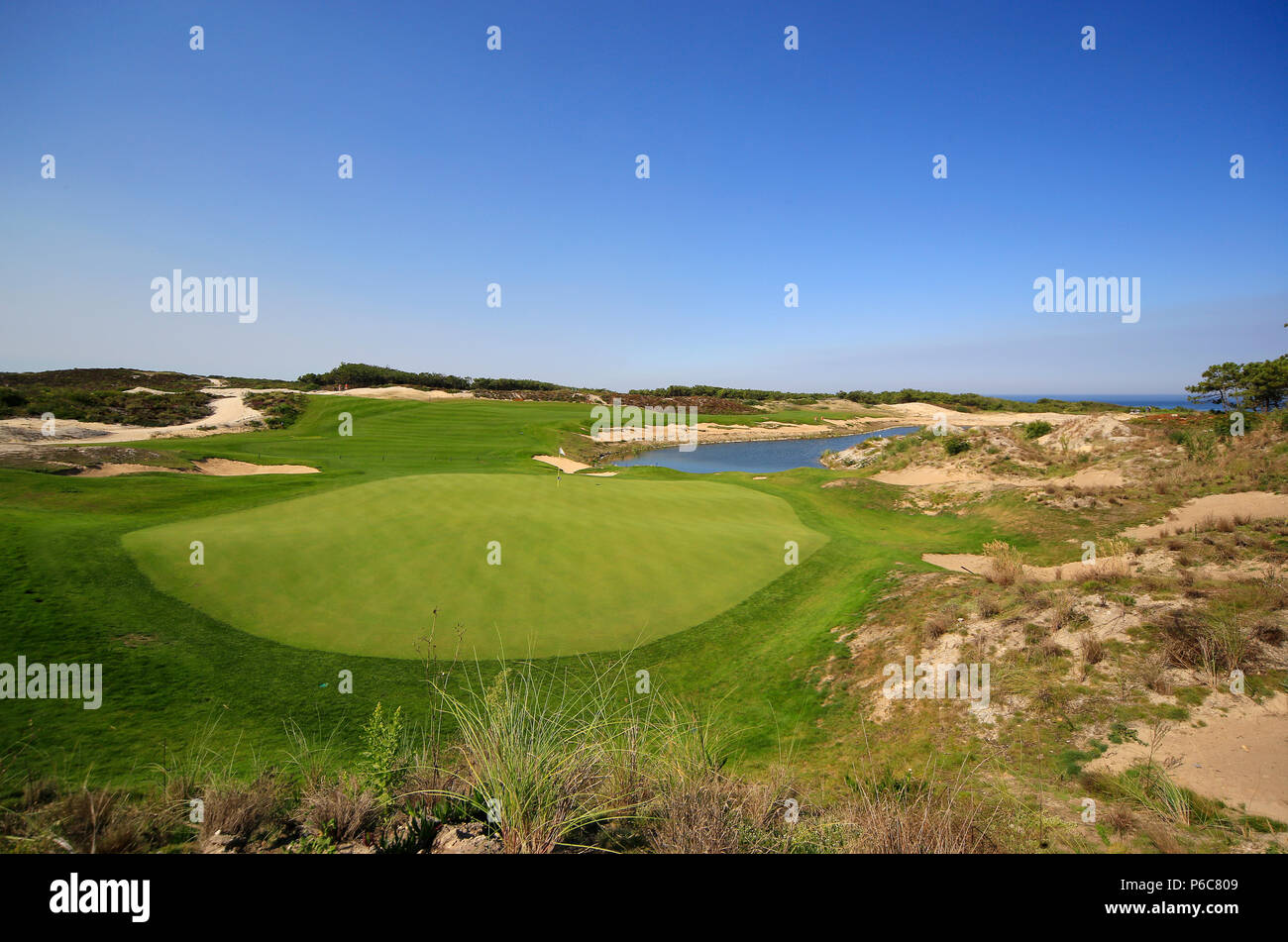 West Cliffs golf course, Obidos, Portugal Stock Photo