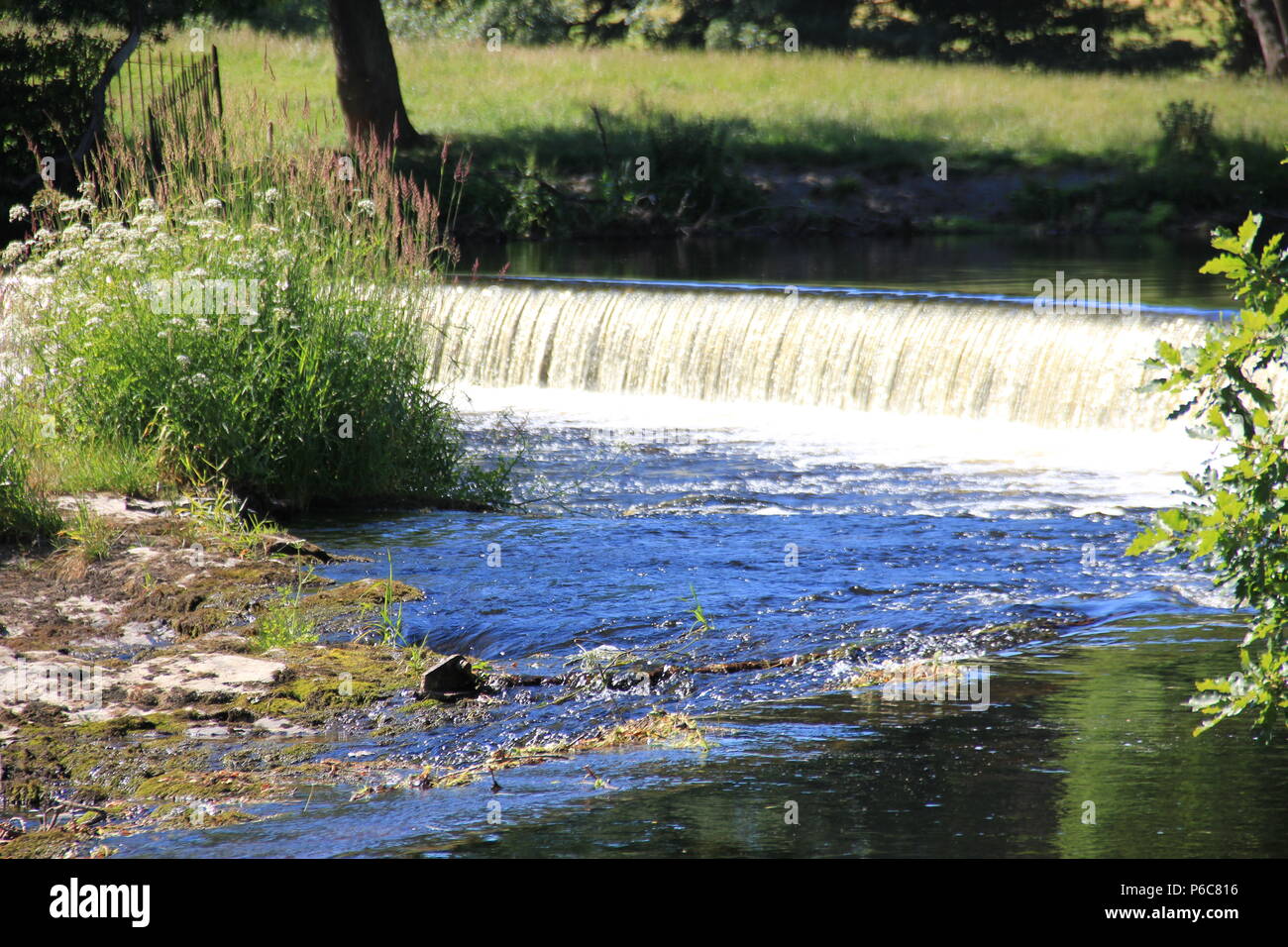 River walk and Horseshoe Falls Stock Photo Alamy