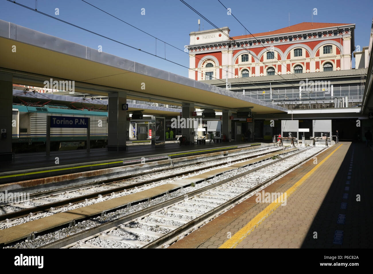 Turin Porta Nuova railway station Stock Photo - Alamy