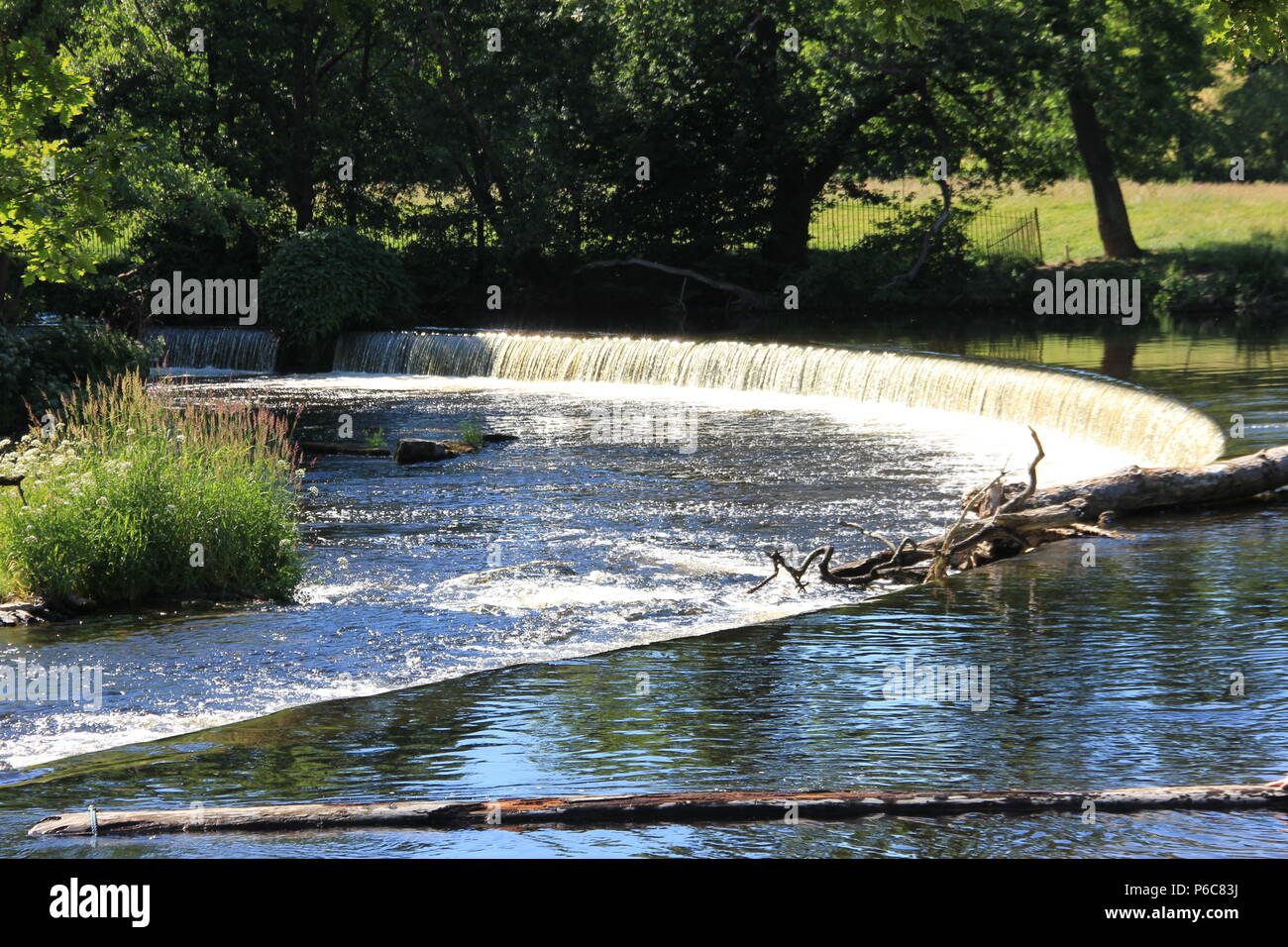 River walk and Horseshoe Falls Stock Photo Alamy