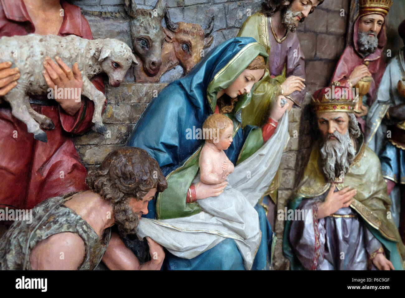 Nativity Scene, altarpiece in the church of Saint Matthew in Stitar