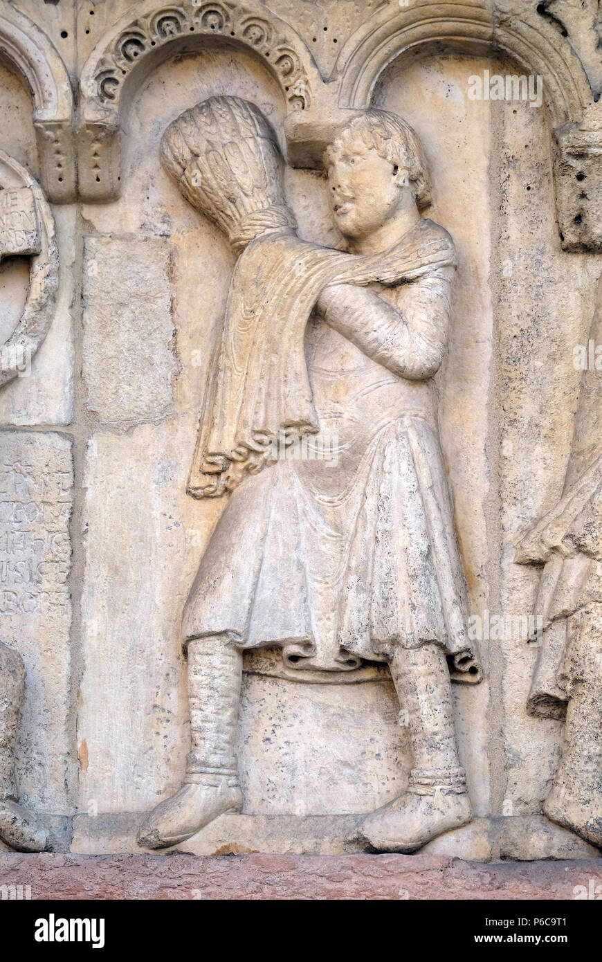 Plate with stories from Genesis Story about Abel and Cain, The