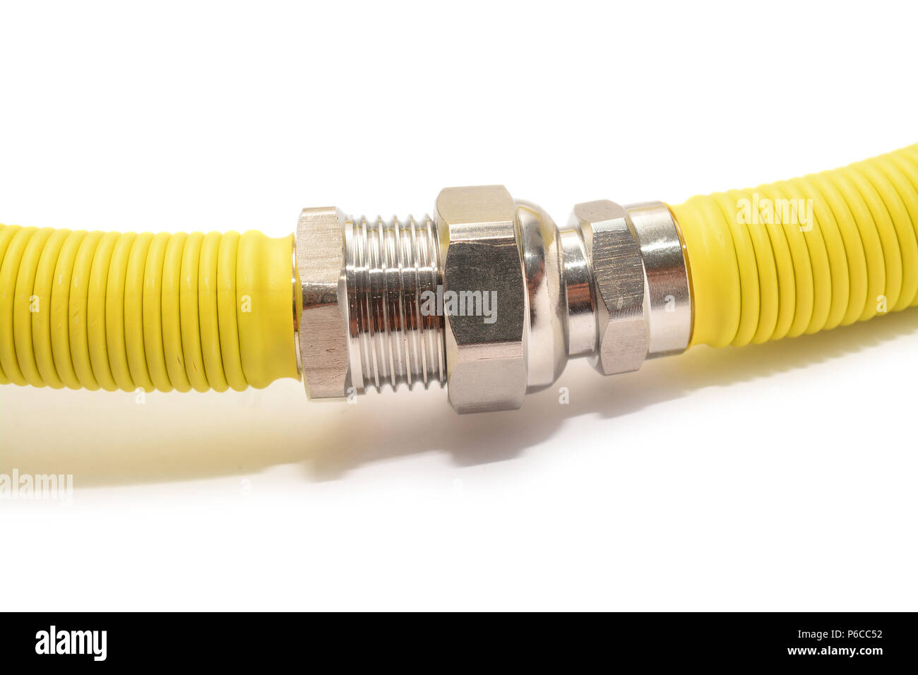 plastic water pipe joint over white Stock Photo Alamy