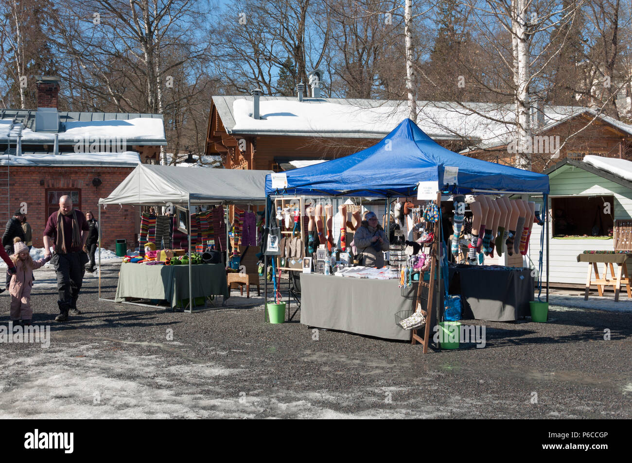 Easter market at Talli Piha Tampere Finland Stock Photo - Alamy