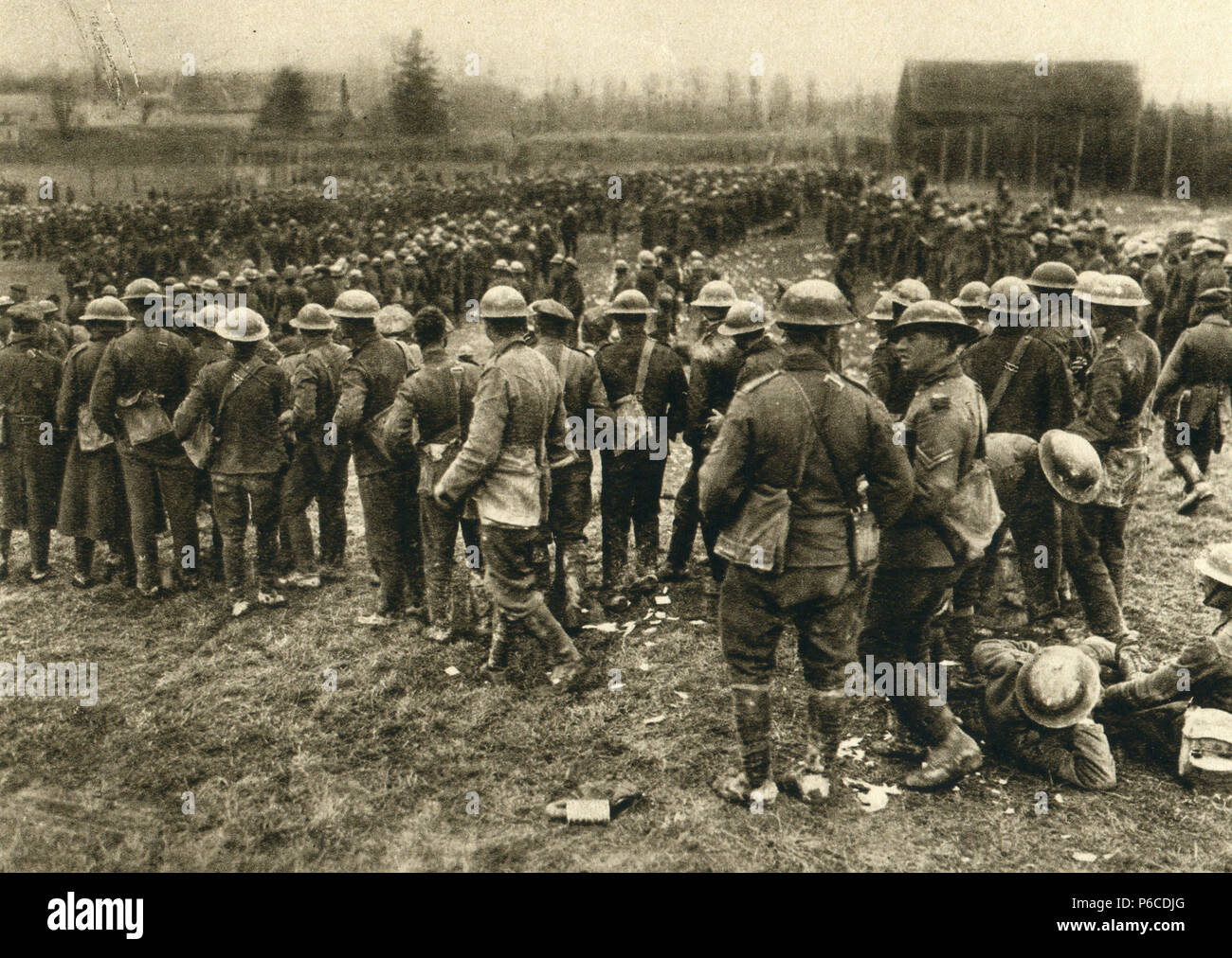 world war i, British soldiers, British prisoners, ww1, wwi, world war one Stock Photo