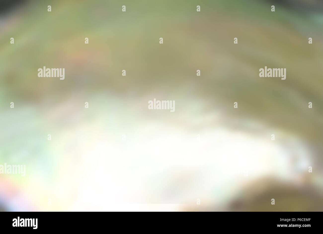 Abstract mother of pearl oyster shell background with single nacreous shine pearl Stock Photo