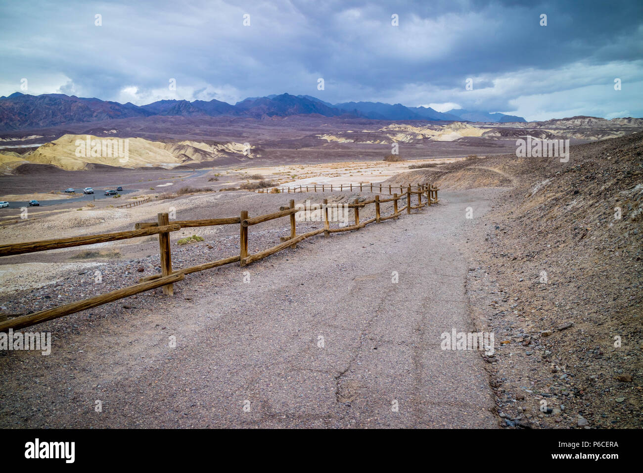 Golden canyon trail at death valley national park in california hi-res ...