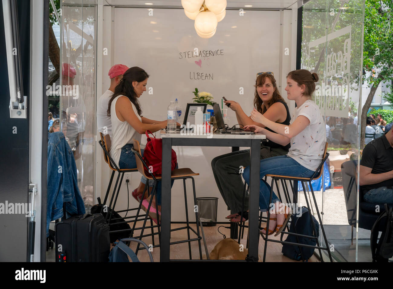 This new desk is designed to be portable and pop-up wherever you need one