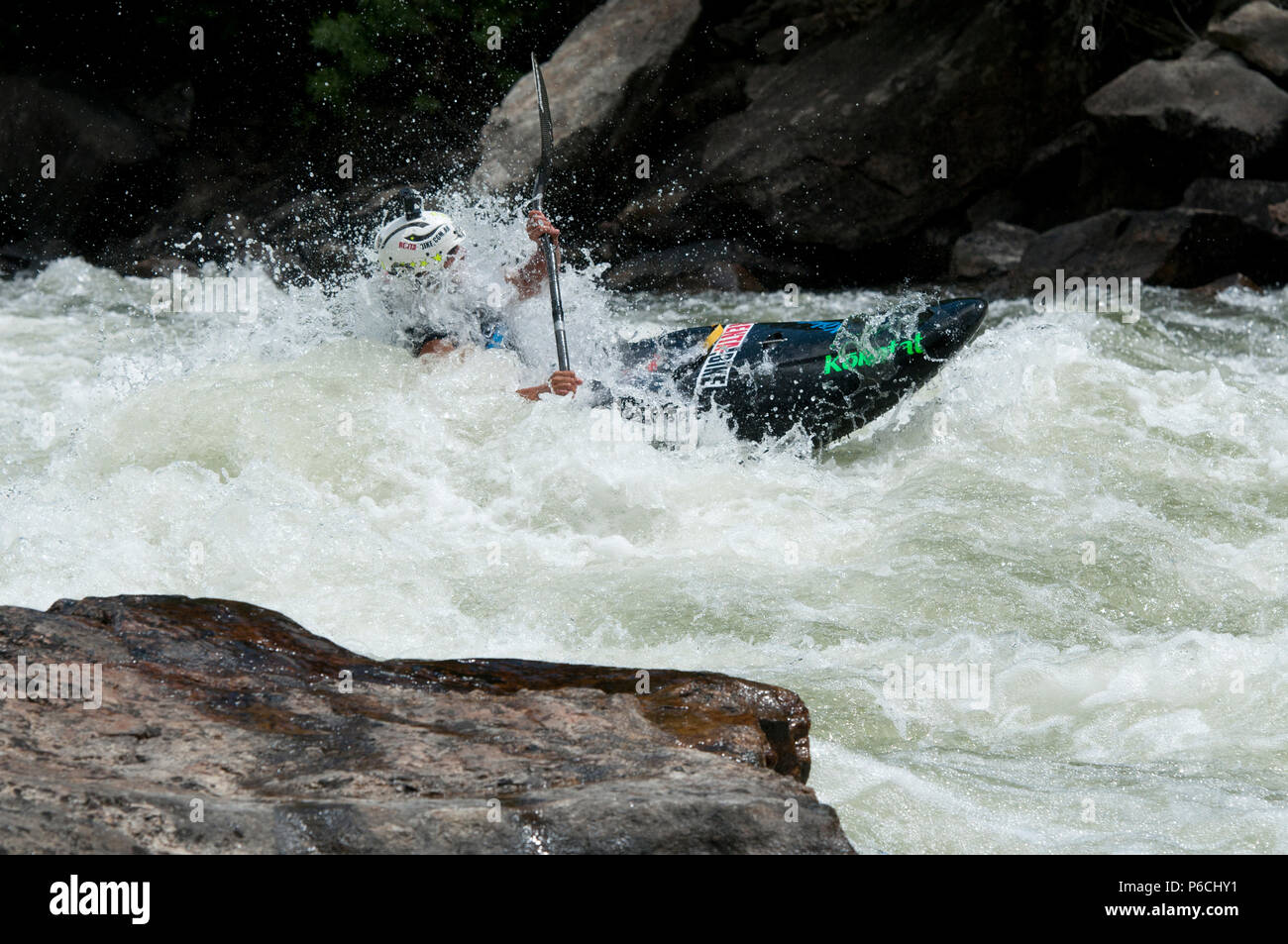 Kayaking on the North Fork Payette River in the 2018 North Fork Kayak