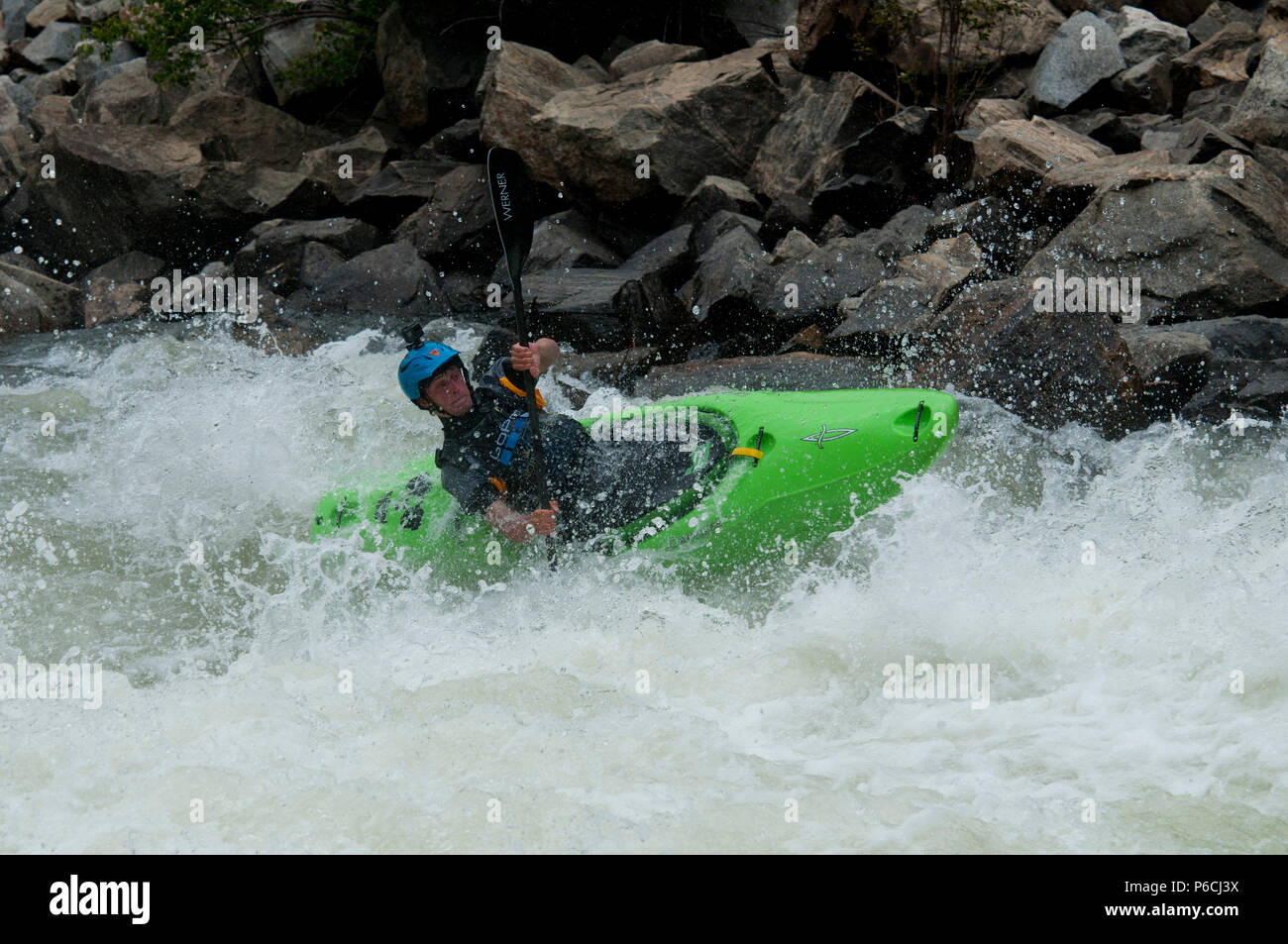 Kayaking on the North Fork Payette River in the 2018 North Fork Kayak
