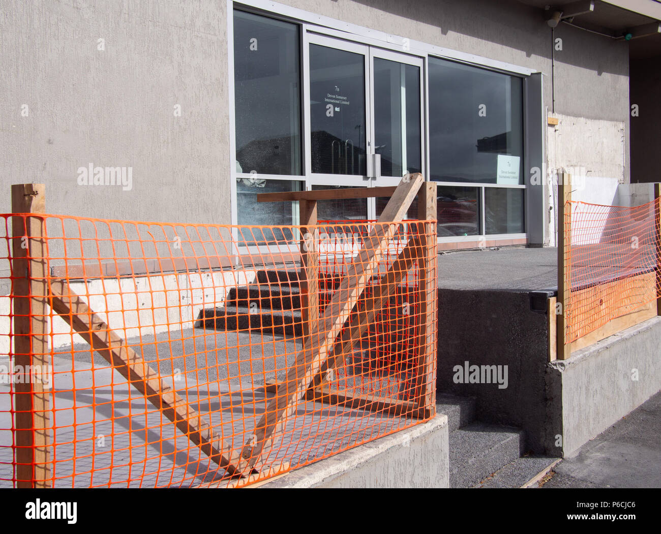 Concrete Deck Under Construction Stock Photo Alamy