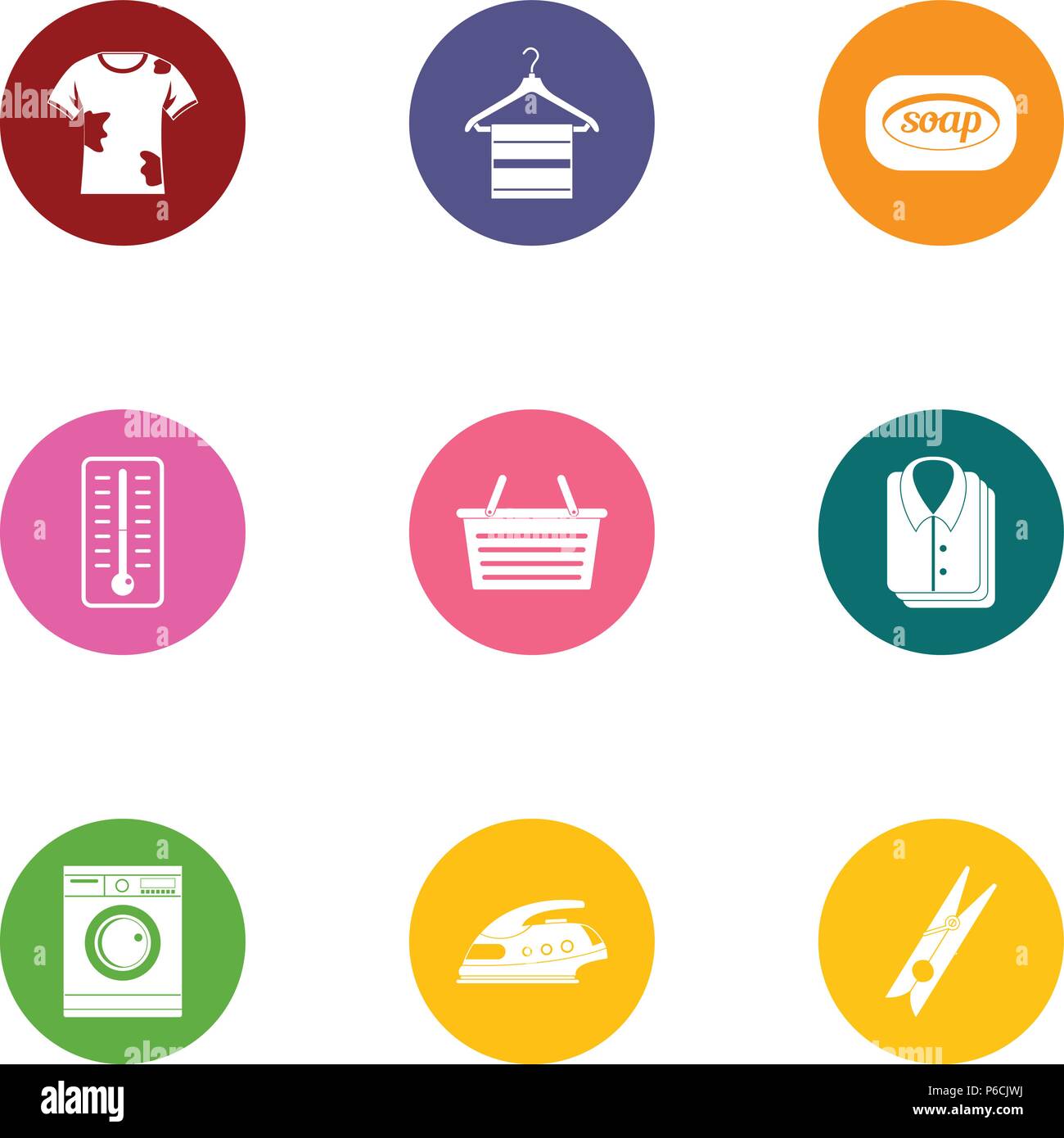 Factory laundry room Stock Vector Images - Alamy