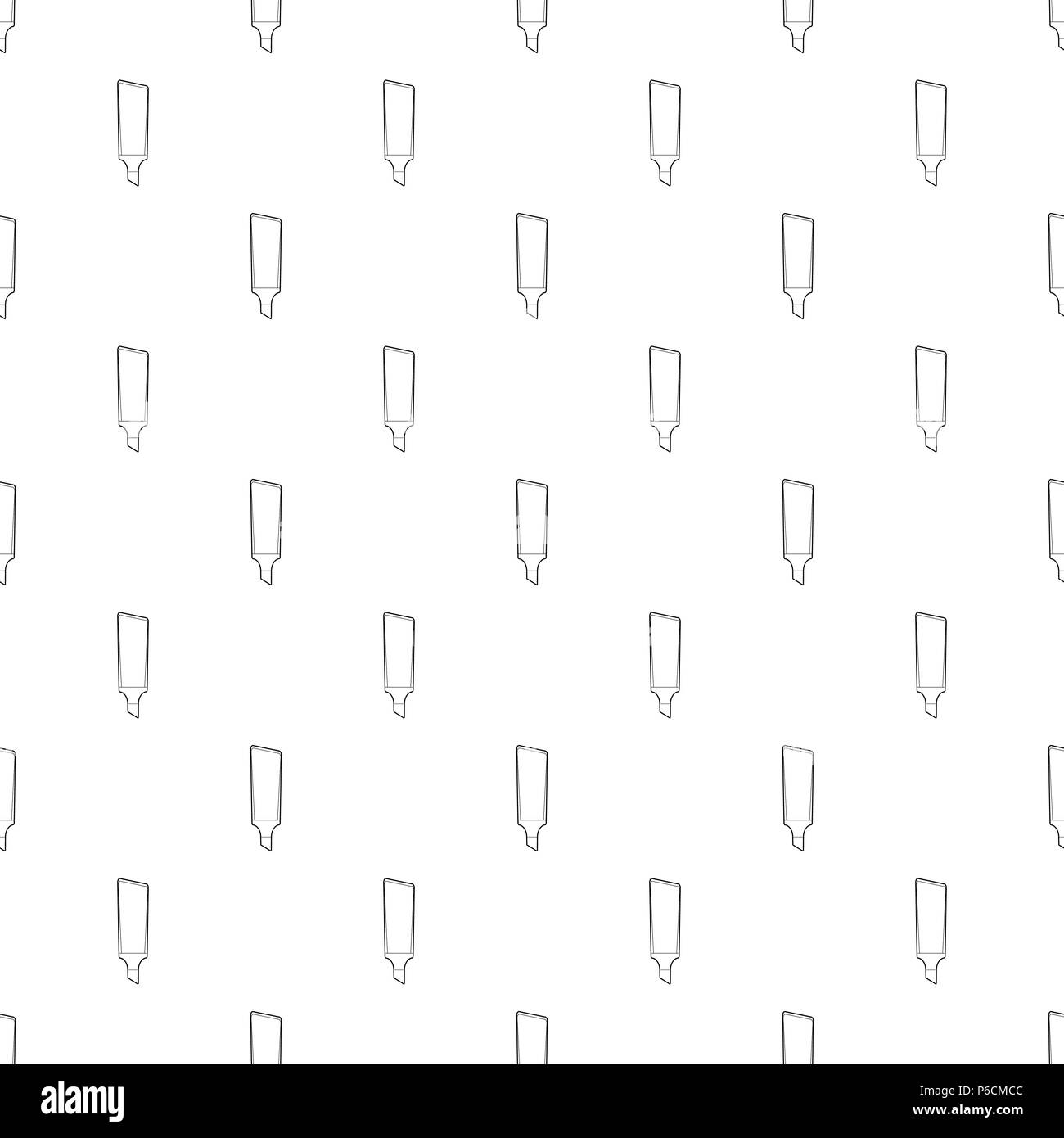 Marker icon, outline style Stock Vector