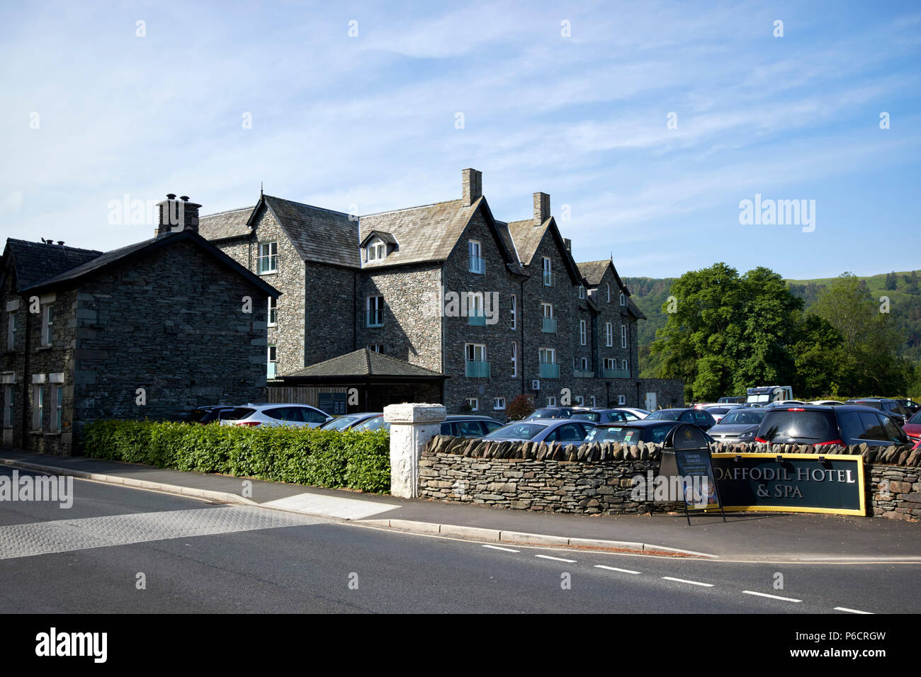 daffodil hotel and spa by the lake near grasmere lake district cumbria england uk Stock Photo