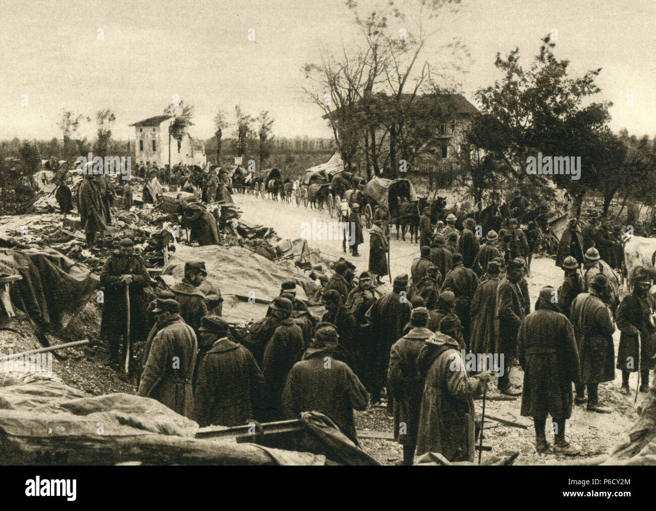 italy, vormarsch, eastern front, ww1, wwi, world war one Stock Photo