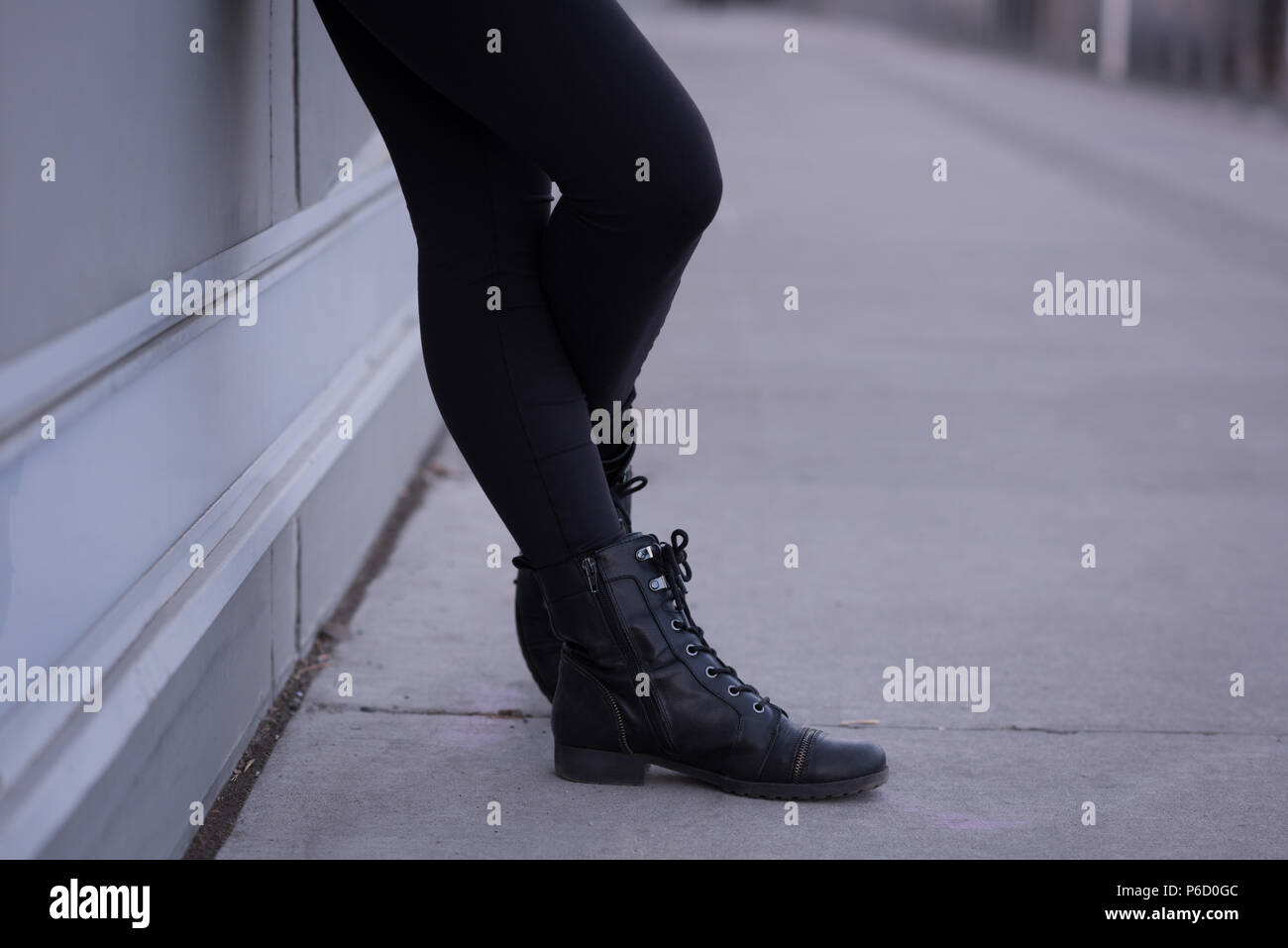 Girl standing in street hi-res stock photography and images - Alamy