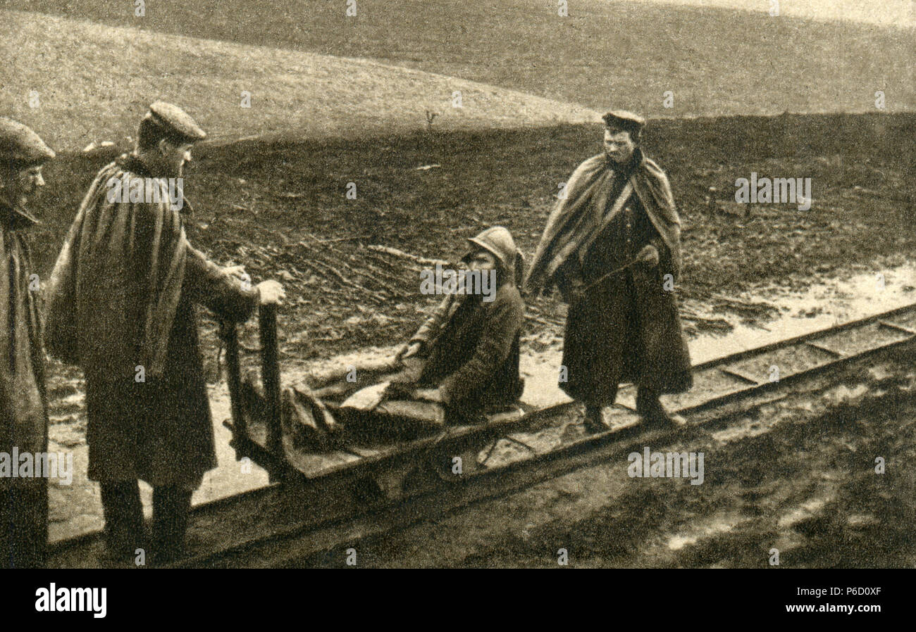German soldiers, casualty, ww1, wwi, world war one Stock Photo