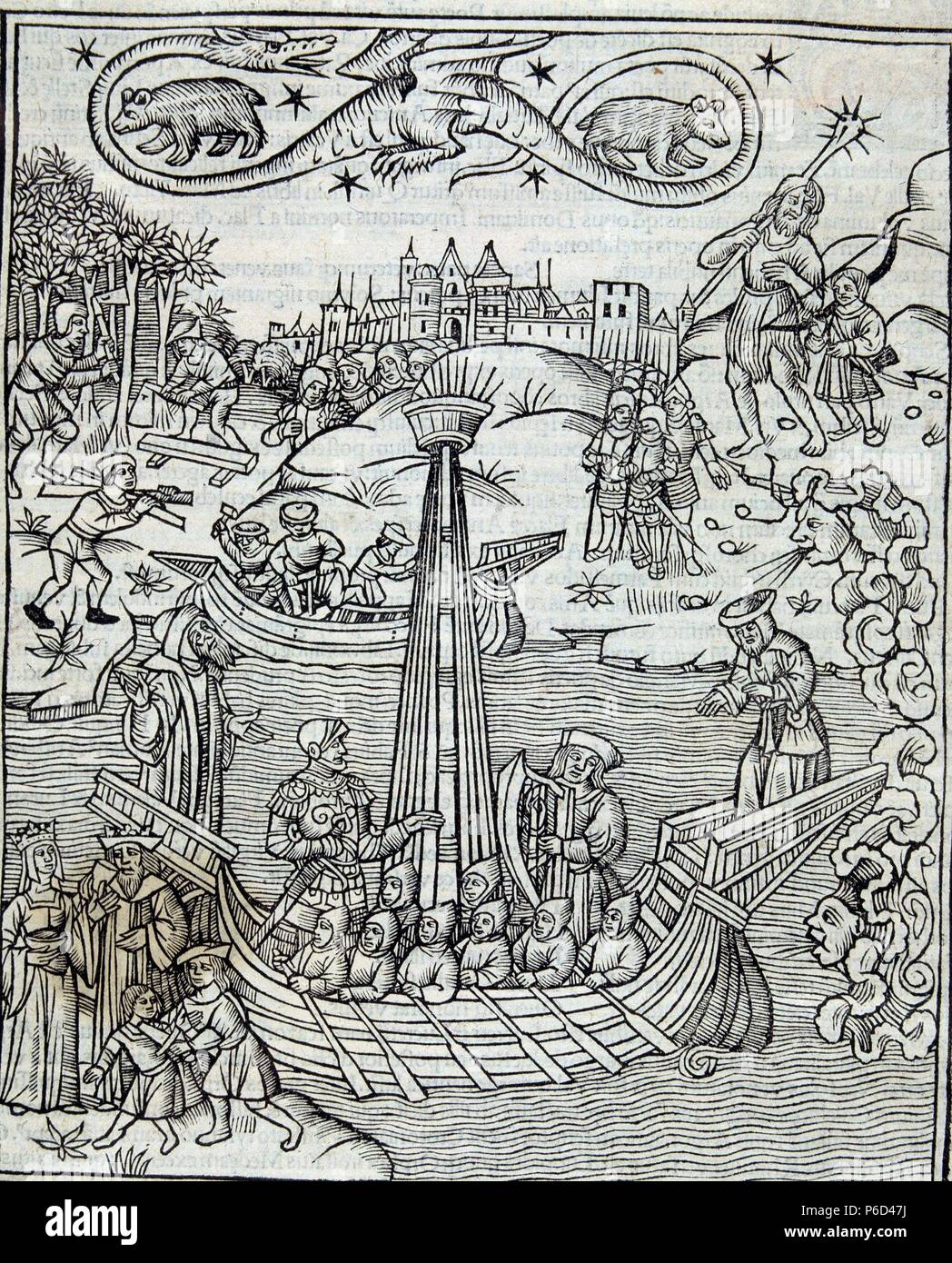 VALERIO FLACO , CAYO. POETA LATINO. SIGLO I. ILUSTRACION EN EL FRONTIS