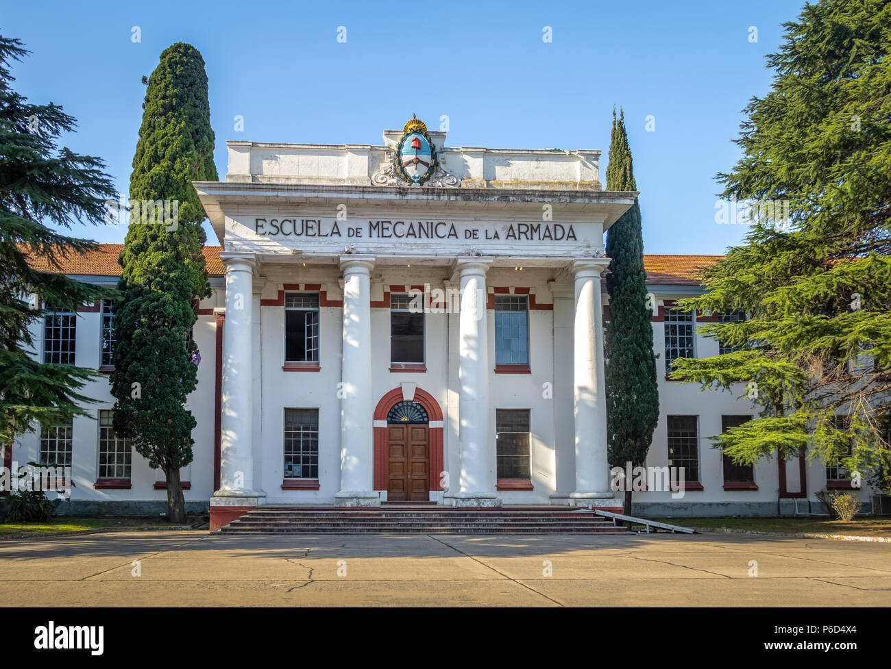 Espacio Memoria y derechos humanos (Remembrance and human rights centre), former ESMA - Buenos Aires, Argentina Stock Photo