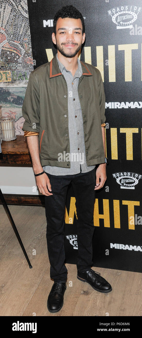 New York, NY - June 27, 2018: Justice Smith attends Whitney New York Screening at the Whitby Hotel Stock Photo
