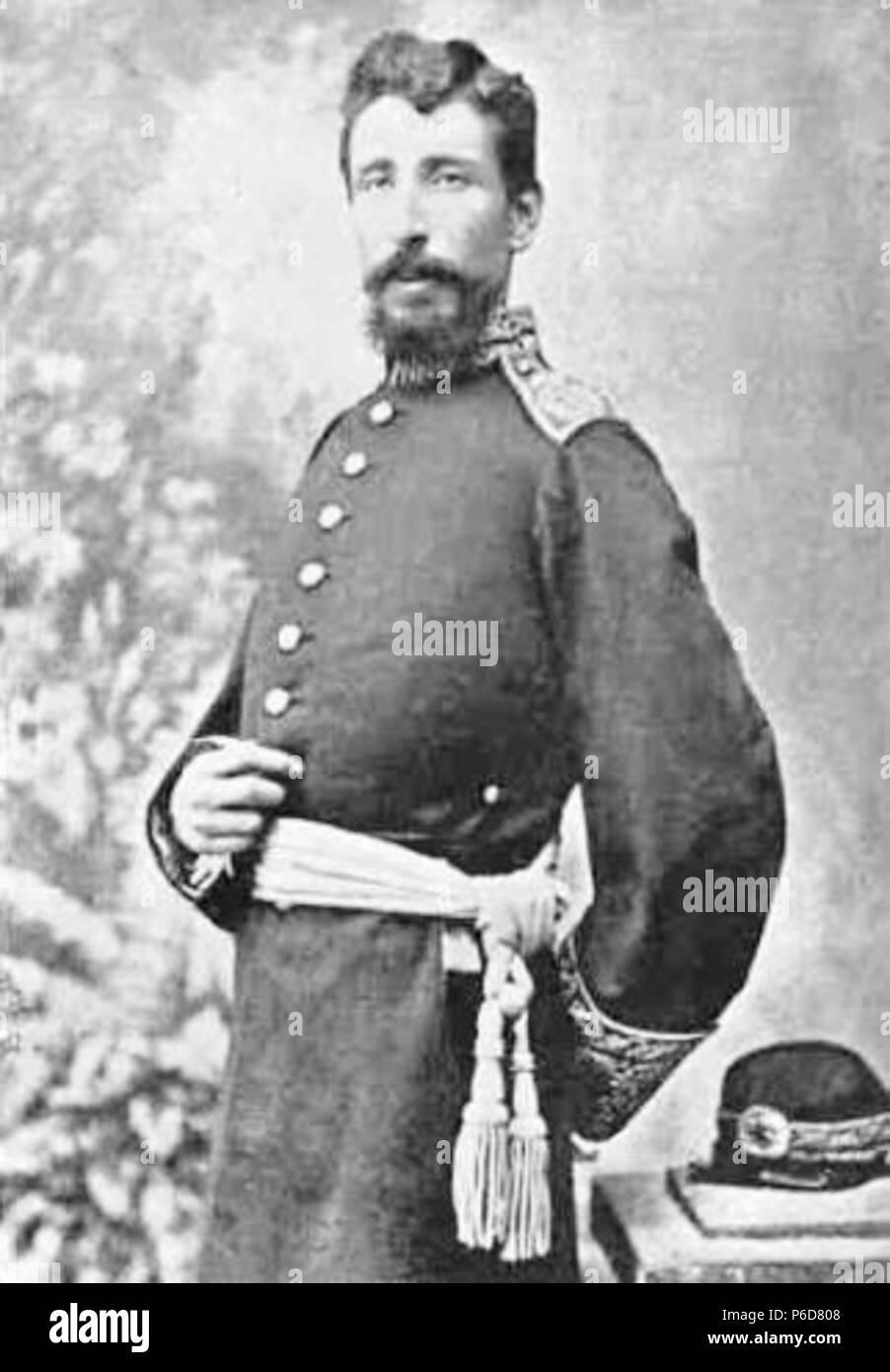 Español: General Venancio Barrios; hijo de Justo Rufino Barrios. 1885 79 Venanciobarrios Stock Photo