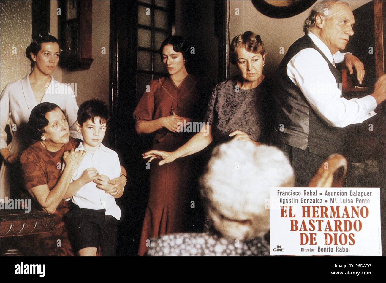 PELICULA :EL HERMANO BASTARDO DE DIOS , 1986. DIRECTOR , BENITO RABAL. ACTORES , FRANCISCO RABAL , ASUNCION BALAGUER. Stock Photo
