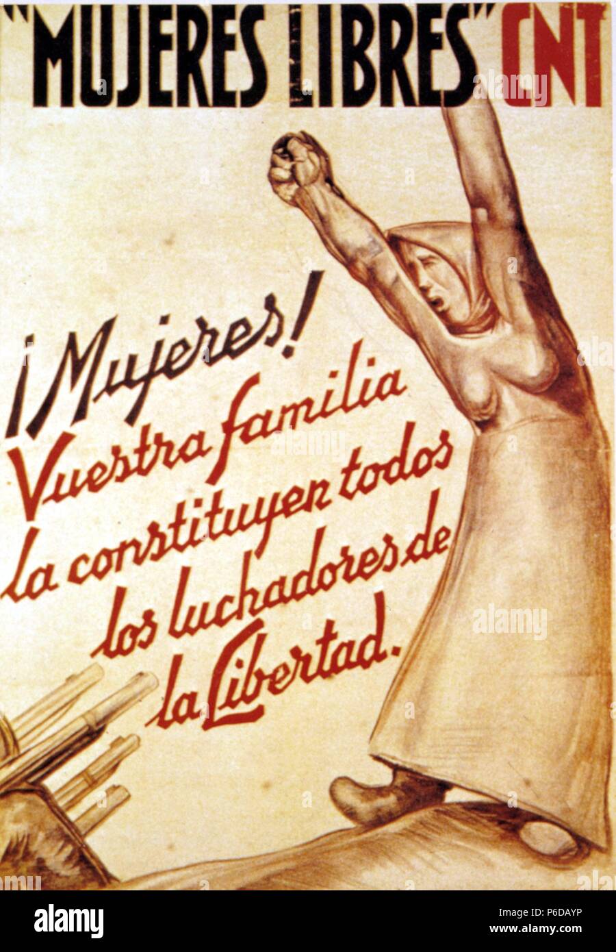 GUERRA CIVIL ESPAÑOLA 1936 - 1939. CARTEL DE PROPAGANDA DEL BANDO  REPUBLICANO Stock Photo - Alamy