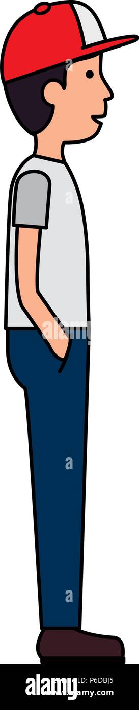delivery worker avatar character vector illustration design Stock ...