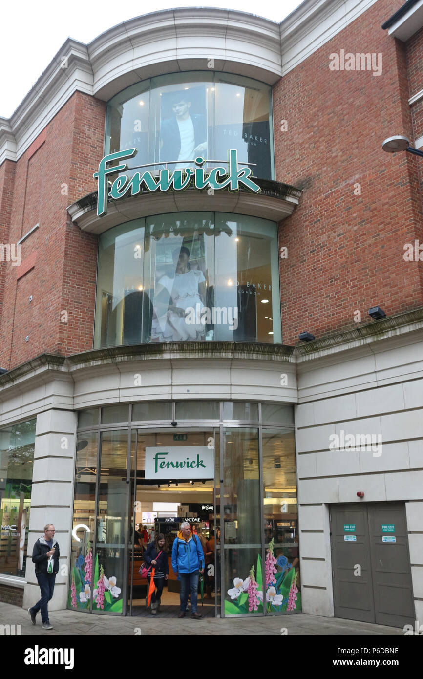 Fenwick department store in Canterbury, Kent, England. Stock Photo