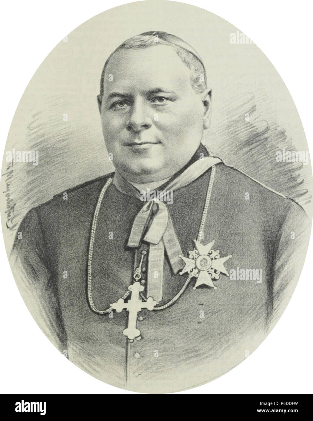 42 Erzbischof Msgr. Emidio Taliani 1896 Th. Mayerhofer Stock Photo