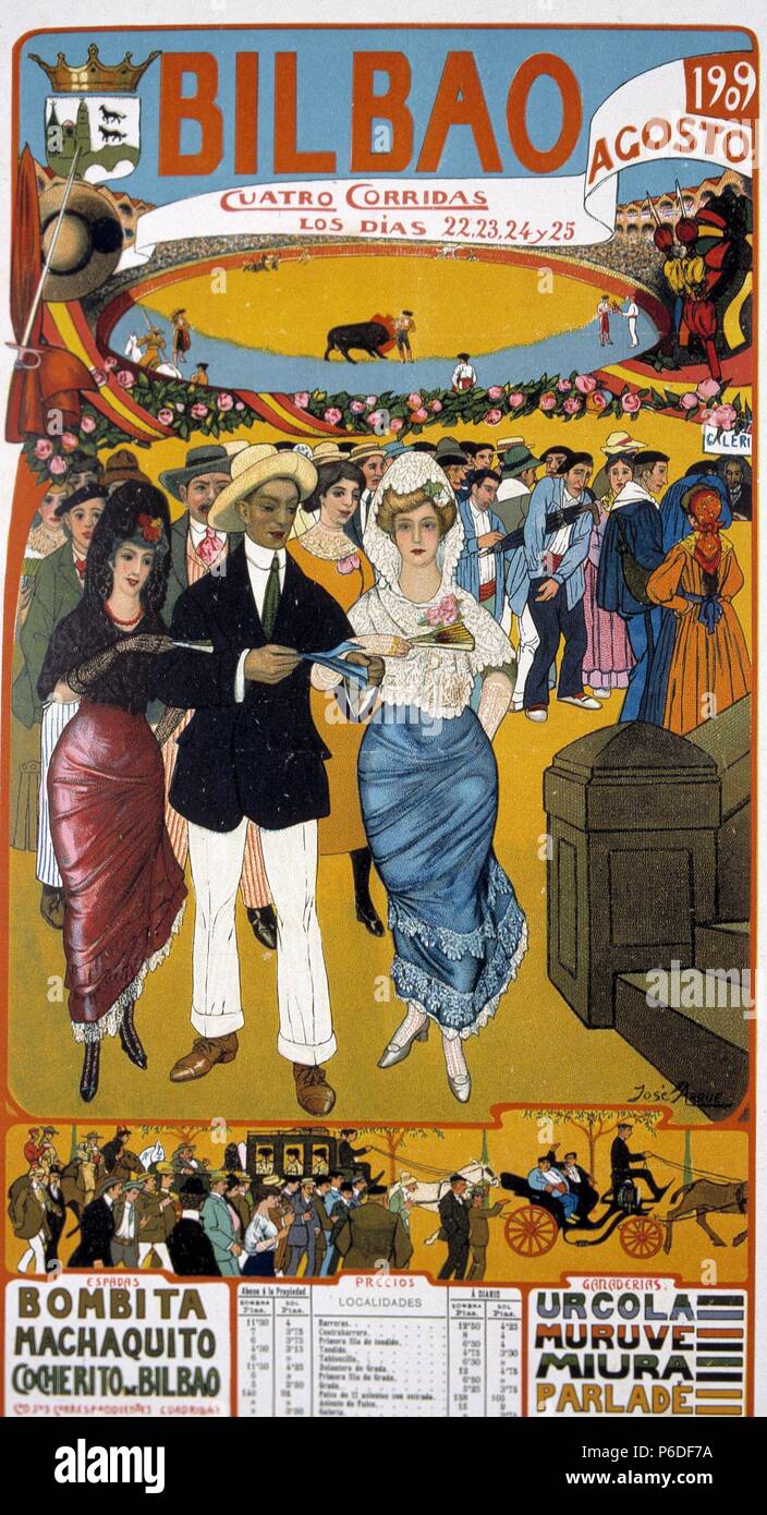 Cartel de las corridas de toros hi-res stock photography and images - Alamy