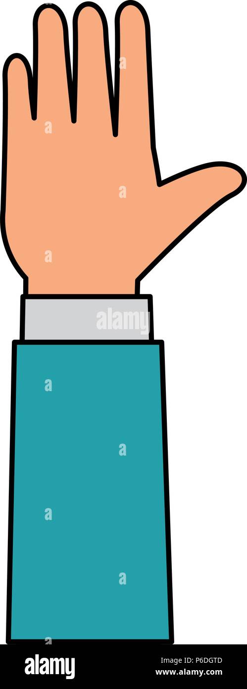 Open hand strike Stock Vector Images - Alamy