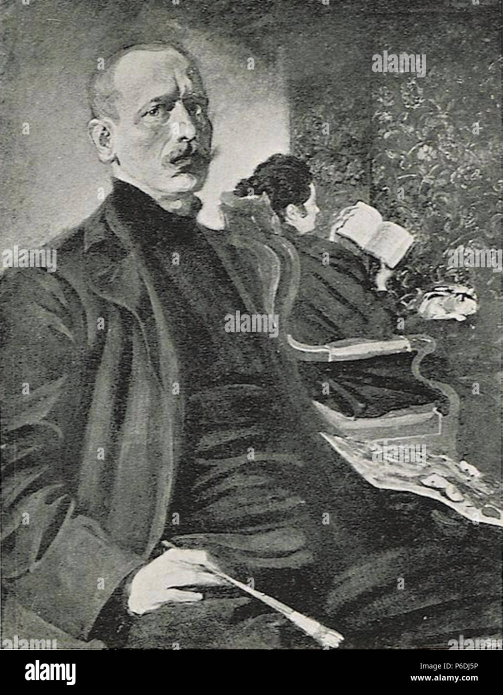 58 Julius Exter Bildnis des Künstlers und seiner Frau Stock Photo Alamy