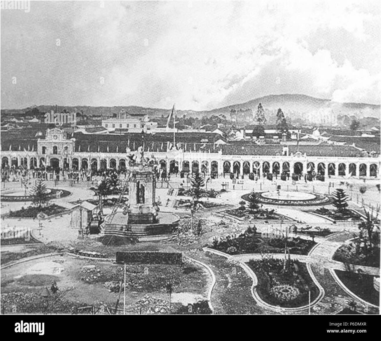 Parque central de guatemala Black and White Stock Photos & Images - Alamy