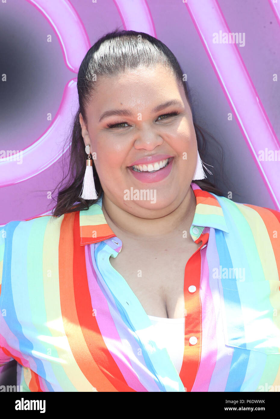 VENICE, CA JUNE 29 Britney Young, at the Cast Of Netflix's "Glow