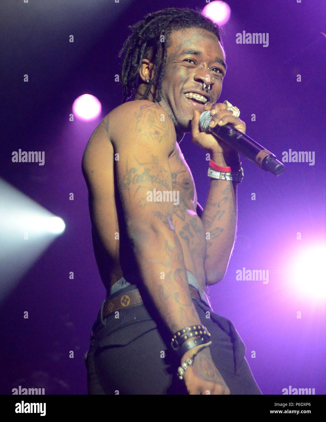Milwaukee, Wisconsin, USA. 27th June, 2018. Rapper Lil Uzi Vert