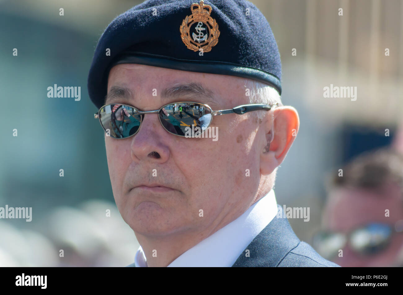 Royal marines and beret hi-res stock photography and images - Alamy