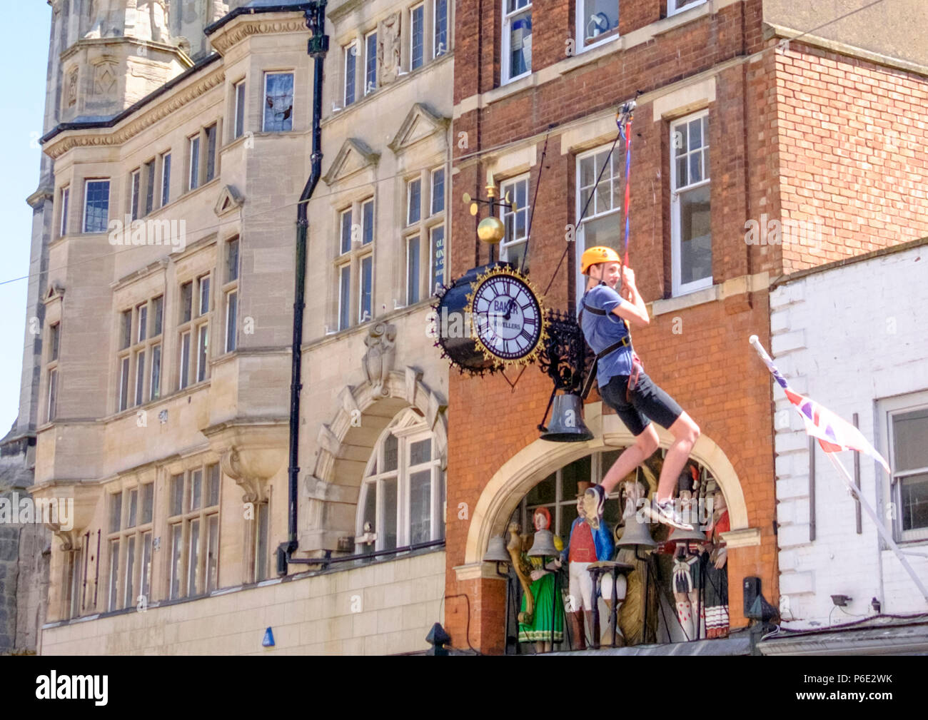 Running city streets aerial hires stock photography and images Alamy