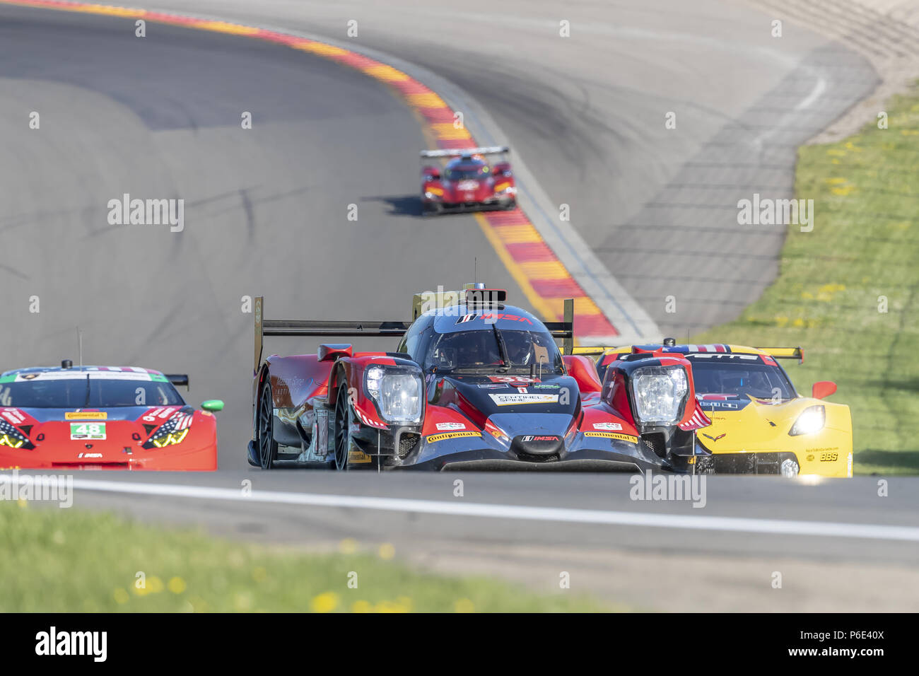 Watkins Glen, New York, USA. 30th June, 2018. The Performance Tech Motorsports ORECA LMP2 car