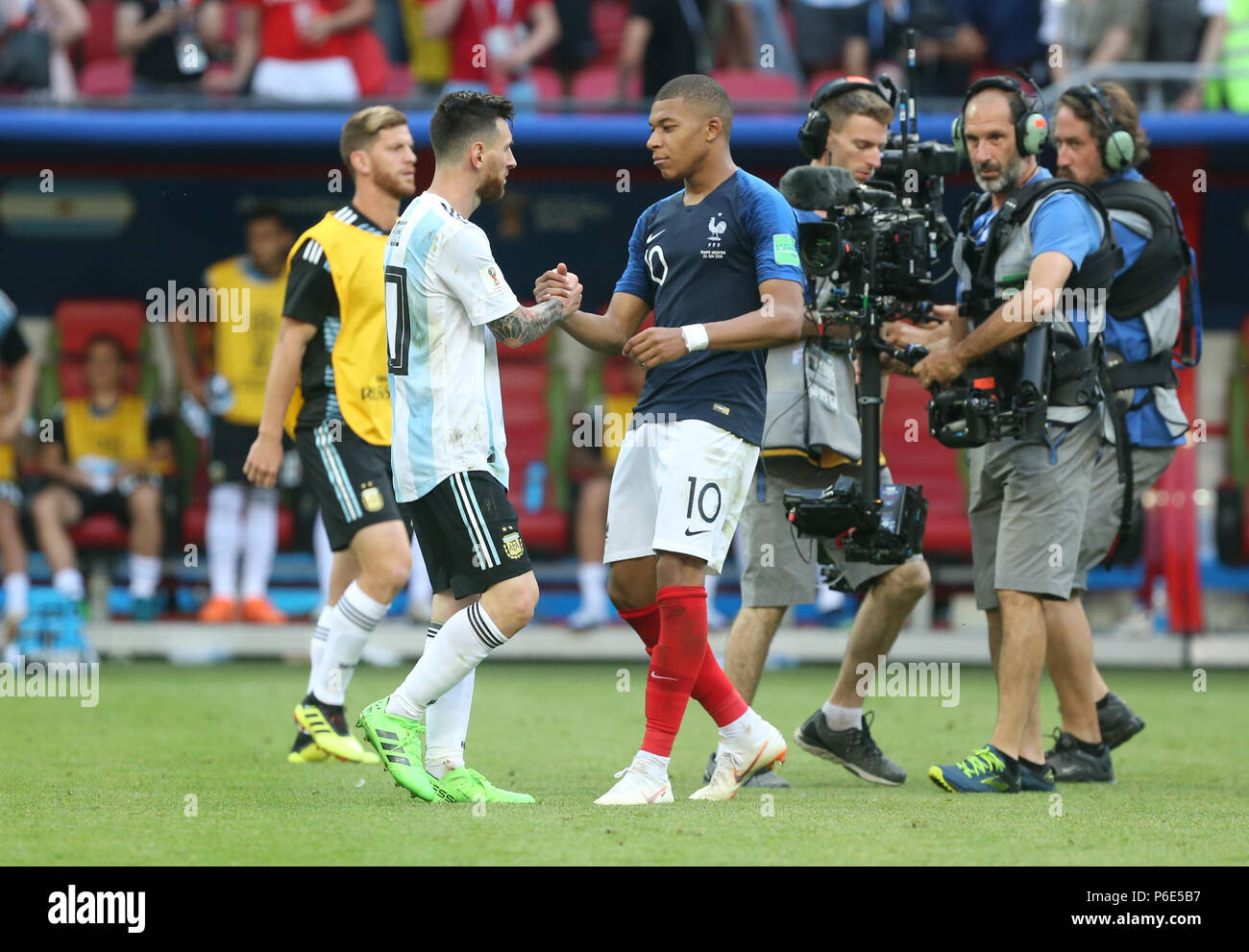 Kazan, Russia. 30th June, 2018. Football World Cup, France vs Argentina
