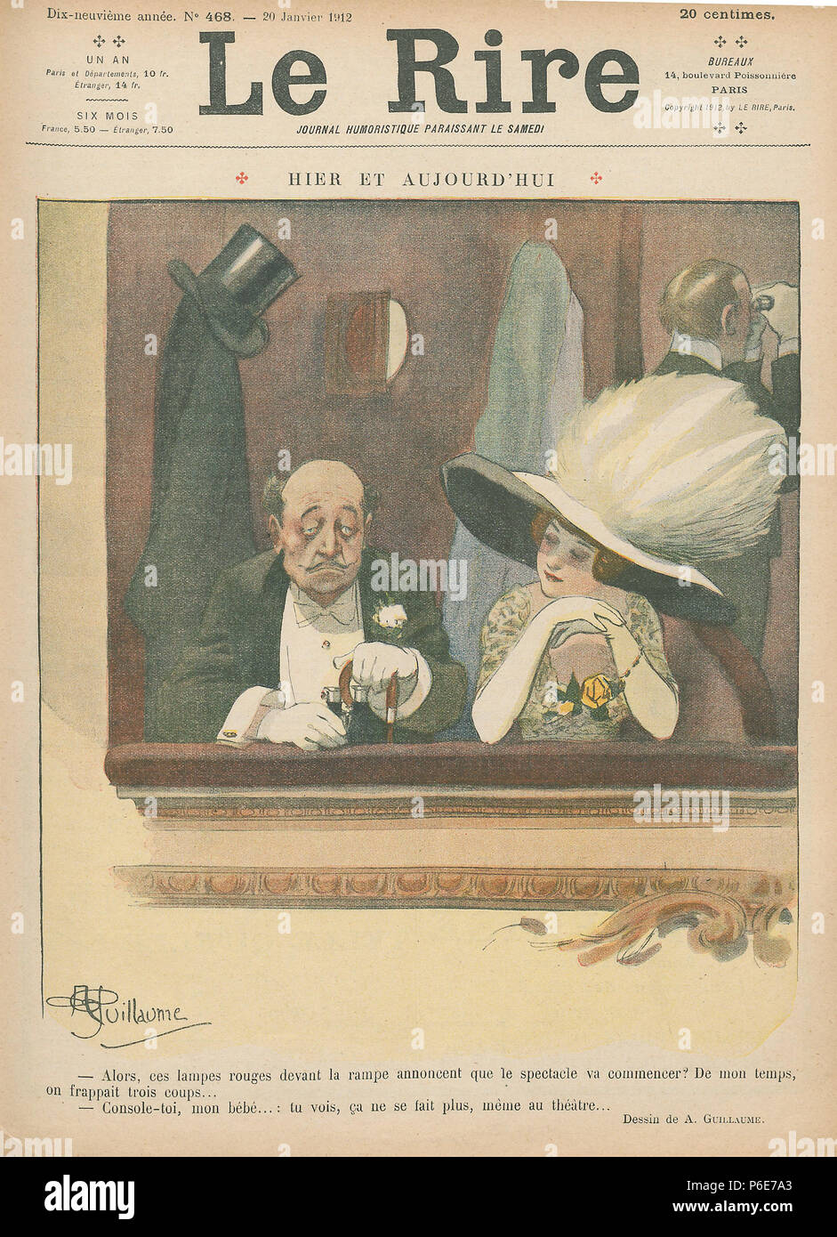 Title Page Of Le Rire No 468 January 1912 Cartoon Hier Et Aujourd Hui By Albert Guillaume 1912 71 Rire1912 0040 Stock Photo Alamy Title Page Of Le Rire No 468 January 1912 Cartoon Hier Et Aujourd Hui By Albert Guillaume 1912 71 Rire1912 0040 Stock Photo Alamy