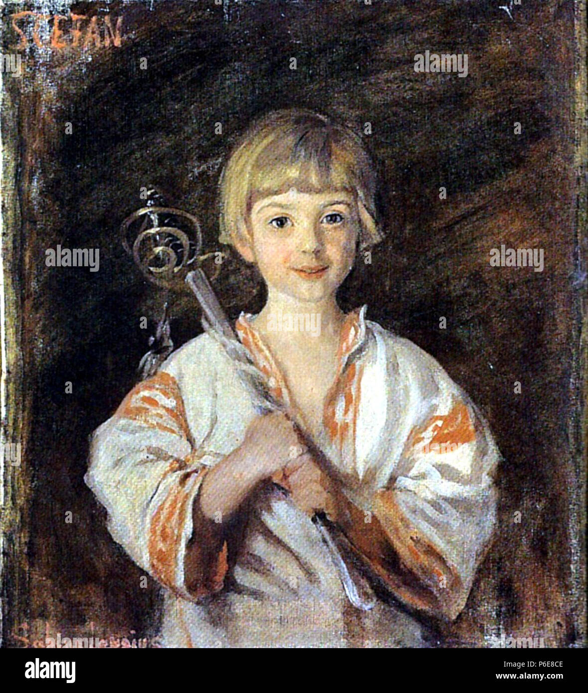 75 Stefan Lepsius 18971917 Gemälde von Sabine Lepsius Stock Photo