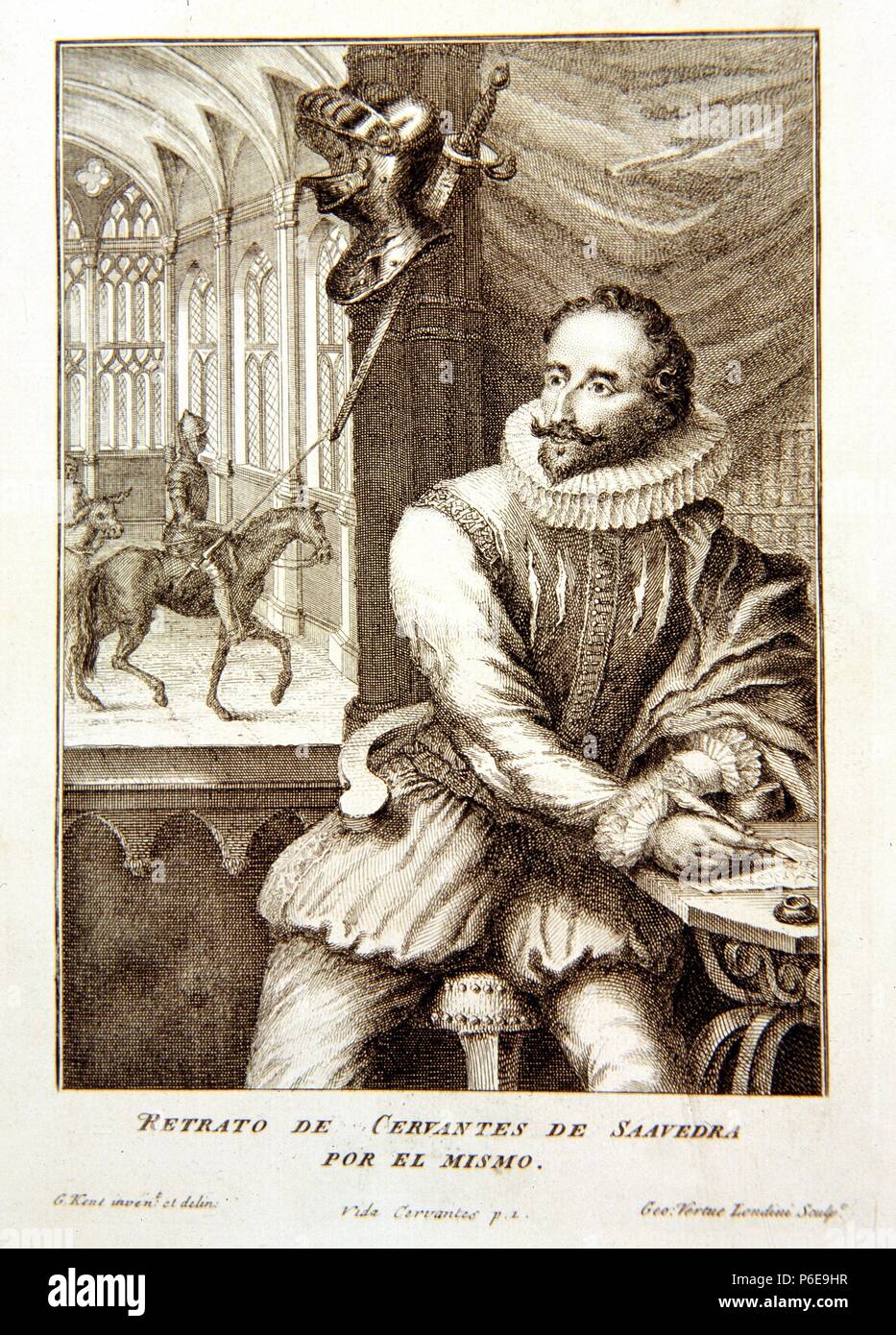 CERVANTES SAAVEDRA, MIGUEL DE. ESCRITOR ESPAÑOL. ALCALA DE HENARES 1547