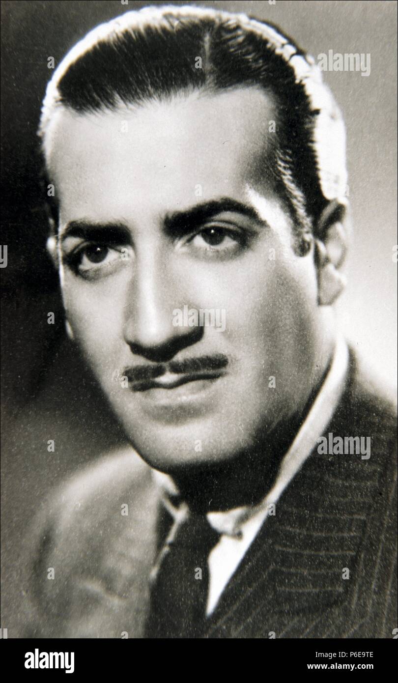 LEON, RAFAEL DE. ESCRITOR ESPAÑOL. REPRODUCCION FOTO 1954 Stock Photo