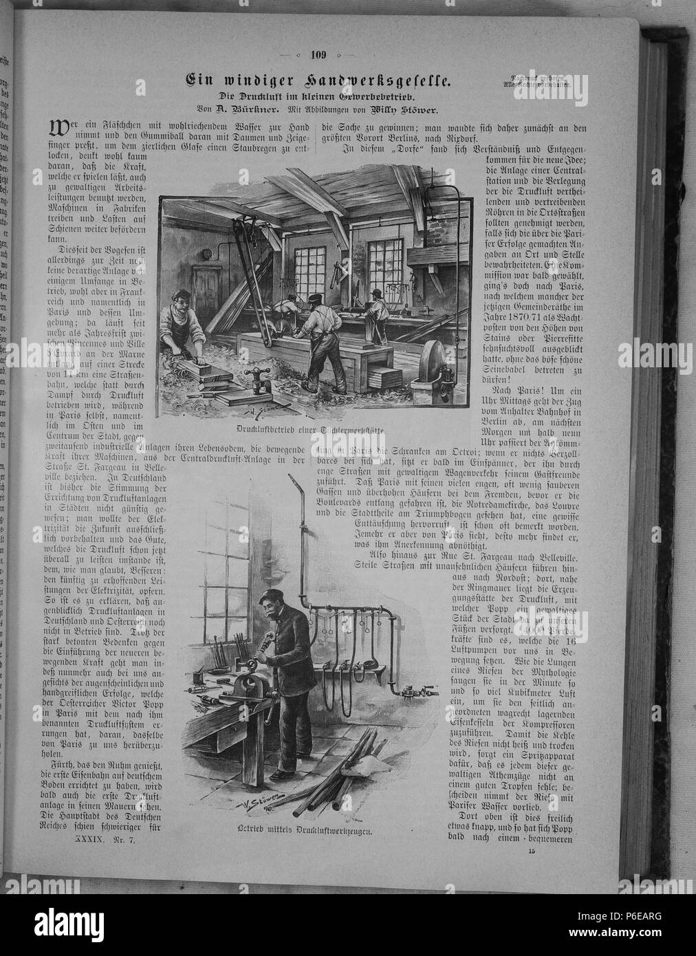 . Die Gartenlaube. Deutsch: Seite 109 aus 'Die Gartenlaube'. English: Page 109 from journal Die Gartenlaube for 1891. Extracted image (if any):    File:Die Gartenlaube (1891) b 109.jpg   - hi res, 2.5 MB. Deutsch: keine Bildunterschrift English: no caption . N/A 13 Die Gartenlaube (1891) 109 Stock Photo