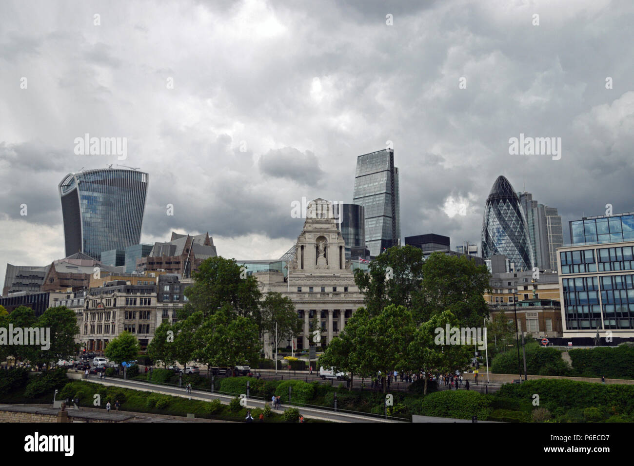 Skyline in London Stock Photo
