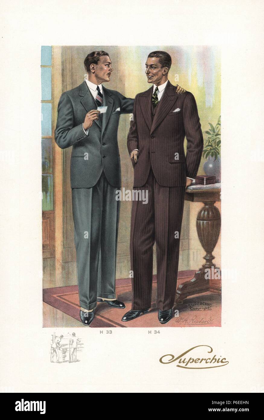 Formal Attire Formal 20s Guys Fashion Fashionable Men In Three