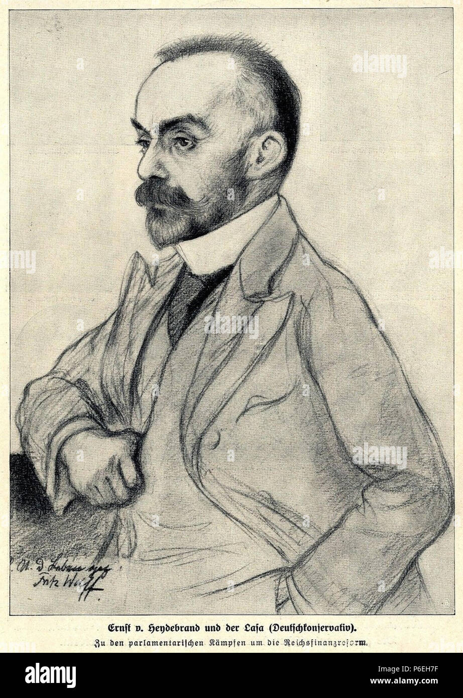 Deutsch Fritz Wolff Der Politiker Ernst von Heydebrand, 1909 . 1909