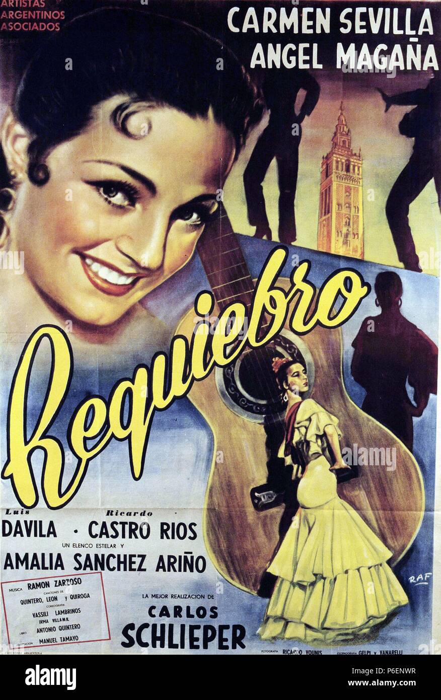 PELICULA. REQUIEBRO , 1955. DIRECTOR , Carlos Schlieper. ACTORES ...